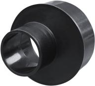 🔽 powertec 70146 eccentric reducer: black, 4-inch to 2-1/4-inch logo