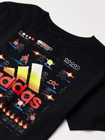 img 2 attached to 👕 Comfortable and Stylish: Adidas Sleeve Cotton Graphic T Shirt for Boys' Clothing