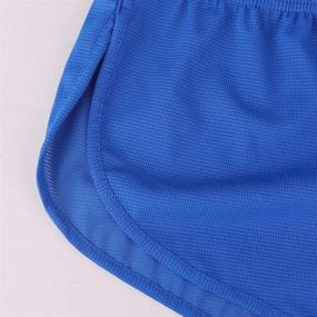 img 1 attached to High-performance Men's Short Shorts with Wide Side Splits and No Inner Lining