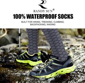 img 1 attached to 🌊 Ultimate Protection: RANDY SUN 100% Waterproof Breathable Knee High Kayaking Hunting Fishing Socks