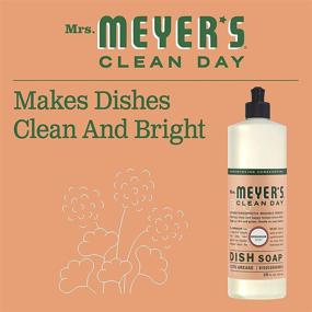img 2 attached to 🌸 Mrs. Meyer's Clean Day Liquid Dish Soap Geranium 16oz 2pk: Effective Cleaning Solution with Mrs. Meyer's Signature Scent