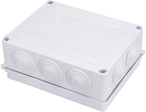 img 2 attached to 💦 Waterproof Electrical Junction Box ABS Plastic IP65 Project Enclosure Universal White 7.9 x 6.1 x 3.1 inch (200 x 155 x 80mm)