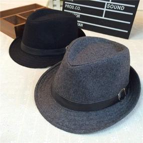 img 2 attached to 🧢 Stylish and Trendy EachEver Toddler Fedora: Perfect Cotton Photography Boys' Accessories from Hats & Caps