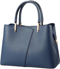 img 4 attached to 👜 HENG REN Handbags and Wallets - Stylish Shoulder Classical Women's Satchels