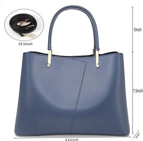 img 2 attached to 👜 HENG REN Handbags and Wallets - Stylish Shoulder Classical Women's Satchels