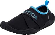 nautica womens athletic barefoot stap red women's shoes and athletic logo