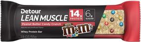 img 1 attached to 🍫 "Detour Lean Muscle Crunch Candy, вкус арахисового масла, 53.9 г