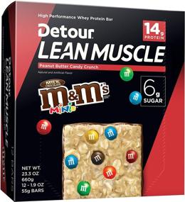 img 4 attached to 🍫 "Detour Lean Muscle Crunch Candy, вкус арахисового масла, 53.9 г