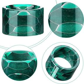 img 2 attached to Resin Drip Tip Connector Cover for Coffee Machines - Honeycomb Style (Black/Blue/Green, 3 Pieces)