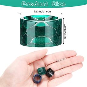 img 3 attached to Resin Drip Tip Connector Cover for Coffee Machines - Honeycomb Style (Black/Blue/Green, 3 Pieces)