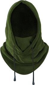 img 1 attached to 🧣 Warm & Cozy Balaclava Heavyweight Fleece Mask for Cold Weather