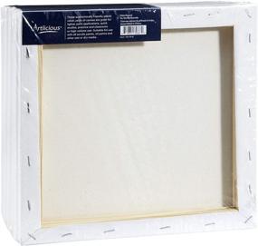 img 2 attached to 🖼️ Sorillo Brands Super Value 8 Pack: 10x10 Pre-Stretched Cotton Canvas Panel Boards for Acrylics, Oils & More