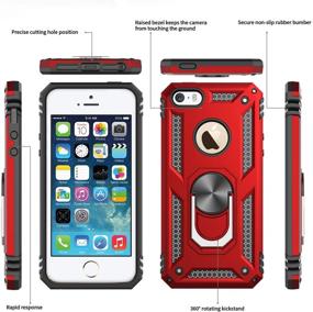 img 2 attached to LeYi Compatible For IPhone Se Case (2016) Cell Phones & Accessories