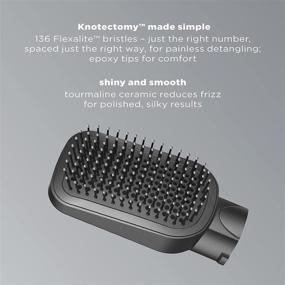 img 2 attached to 🔗 INFINITIPRO BY CONAIR The Knot Dr. Cushioned Paddle Brush: Seamless Hair Smoothing and Shining for All Hair Types, Perfectly Complements INFINITIPRO BY CONAIR The Knot Dr. Dryer Brushes