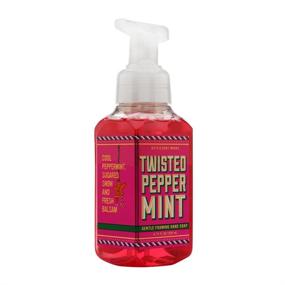 img 2 attached to 🧼 Gentle Foaming Hand Soap - Bath Body Works Twisted Peppermint, Antibacterial 8.75 oz