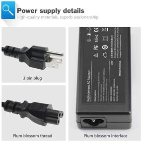 img 3 attached to 💡 Acer CB3 CB5 Chromebook Charger - 19V AC Adapter Power Supply Cord for R11 N16P1 A13-045N2A N15Q9 C738T N15Q8 CB3-532 CB3-431 PA-1450-26 Spin 1 3 5 Series