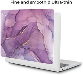 img 2 attached to 🔒 Protective Bundle for MacBook Air 13 Case Marble RS-909: OneGET 2020 Hard Shell Laptop Case with Keyboard Cover and Screen Protector