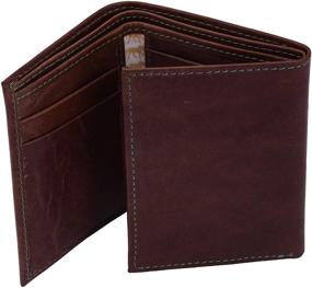 img 1 attached to 👜 Stylish and Secure: MANDAVA Genuine Leather Trifold Blocking Wallet