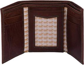 img 3 attached to 👜 Stylish and Secure: MANDAVA Genuine Leather Trifold Blocking Wallet