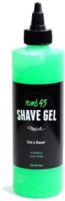 img 1 attached to 🪒 Tomb 45 Shave Gel for Men: Non-Foaming Fresh Scent Clear Shaving Gel with Vitamin E and Aloe Vera - Sensitive Skin Moisturizer 8oz