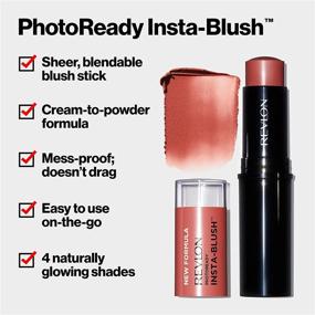 img 3 attached to 💄 Revlon Insta-Blush Stick, Berry Kiss: Достигните натурального румянца мгновенно!