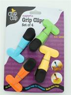 colorful magnetic chip clip set - 4 piece convenience logo