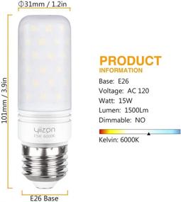 img 3 attached to 🔆 Powerful Candelabra Daylight - Non Dimmable Industrial Electrical: Incandescent Equivalent Explained