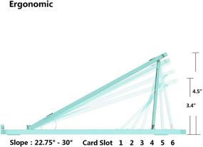 img 2 attached to AICHESON Adjustable Ergonomic Ventilated Compatible Laptop Accessories
