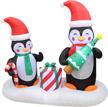 christmas inflatable penguins decorations inflatables logo