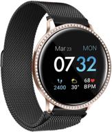 📱 itouch sport 3 smartwatch fitness tracker with heart rate, body temperature, step counter, message/notifications for women and men | touch screen | iphone and android compatible logo