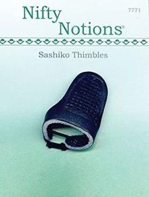 img 1 attached to SASHIKO Leather THIMBLES: The Ultimate Stitching Essential by NIFTY NOTIONS