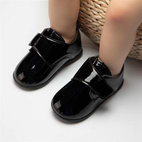 img 2 attached to Ohsofy Leather Loafers: Stylish Wedding Toddler Boys' Shoes and Oxfords