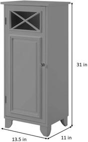 img 1 attached to Elegant Home Fashions Bathroom Cabinet Furniture and Accent Furniture