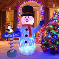 ft christmas inflatable snowman decorations logo