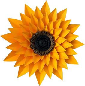 img 1 attached to 44 Petal Sunflower 🌻 Giant Paper Flower Template/Stencil Kit