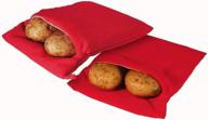 🥔 2-pack microwave potato cooker bag: potato express pouch for perfect potatoes in just 4 minutes! logo