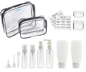 img 4 attached to ✈️ Efficient Airline Travel Made Easy with MAGIGO Toiletries Travel Approved Accessories