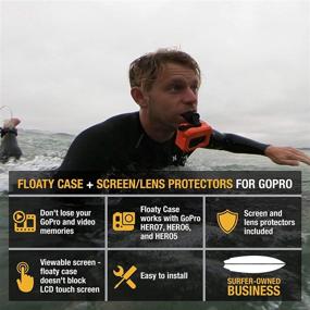 img 3 attached to 📷 Ultimate Protection for GoPro Hero 7/6/5: Ho Stevie! Floaty Case with Screen Protectors [Choose Color]