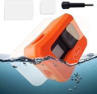 📷 ultimate protection for gopro hero 7/6/5: ho stevie! floaty case with screen protectors [choose color] logo
