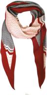 women geo pigeon diamond shaped scarf logo