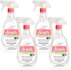 img 4 attached to 👶 Baby Odor Eliminator &amp; Fabric Refresher by Dreft, 24oz Pack of 4, Ideal for Baby Clothes, Carriers, Crib Sheets, Strollers, Car Seats & More, Hypoallergenic, Plant Based Ingredients