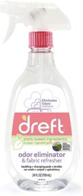 img 3 attached to 👶 Baby Odor Eliminator &amp; Fabric Refresher by Dreft, 24oz Pack of 4, Ideal for Baby Clothes, Carriers, Crib Sheets, Strollers, Car Seats & More, Hypoallergenic, Plant Based Ingredients