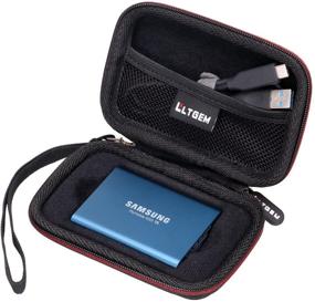 img 1 attached to Durable LTGEM EVA Hard Case for Samsung T5/T3/T1 Portable SSDs: Perfect for 250GB-2TB USB 3.1 External Drives