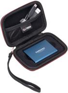 durable ltgem eva hard case for samsung t5/t3/t1 portable ssds: perfect for 250gb-2tb usb 3.1 external drives logo