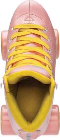 img 1 attached to 🛼 Impala Quad Skate Pink/Yellow - Girls' Impala Rollerskates (Big Kid/Adult) Size 7 (US Men's 5, Women's 7) M