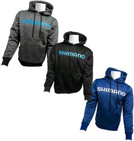 img 1 attached to SHIMANO Performance Hoodie Fishing Medium Men's Clothing in Active