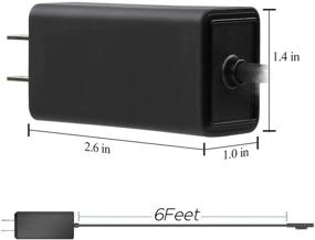 img 1 attached to ⚡ Optimized Portable Power Supply/Charger for Microsoft Surface Pro X 7 3 4 5 6 &amp; Surface Book 1 2 &amp; Surface Go &amp; Surface Laptop 4 1 2 3, supporting 65W 15V 4A 1706 1950, 44W 15V 2.58A 1800, and 36W 12V 2.58A 1625