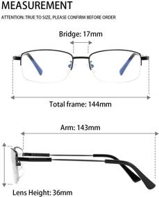 img 1 attached to 👓 Alsenor Progressive Multifocal Computer Reading Glasses - Blue Light Blocking Reader Glasses for Men and Women (Black, 1.5x) - Enhanced SEO