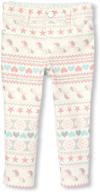 👖 big girls' printed jeggings: the children's place logo