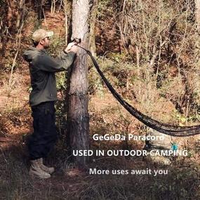 img 1 attached to 🏕️ GeGeDa Paracord 9-Core 550 Parachute Cord: Premium 100FT Camping Rope